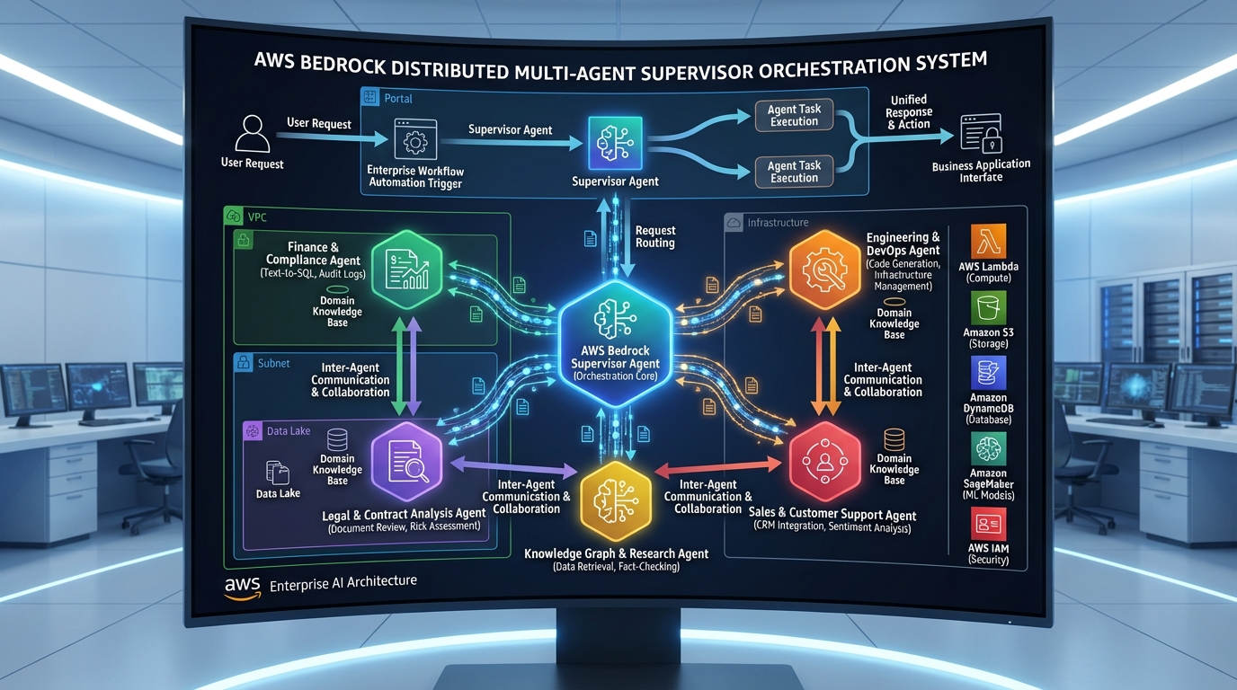 How to Implement AWS Bedrock Multi-Agent Supervisor Pattern in Production