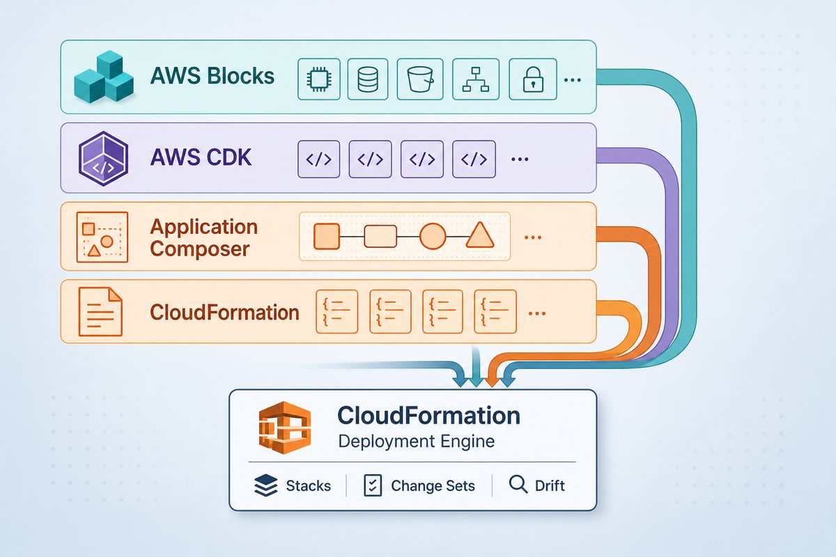 AWS CDK vs CloudFormation vs Blocks (2026)