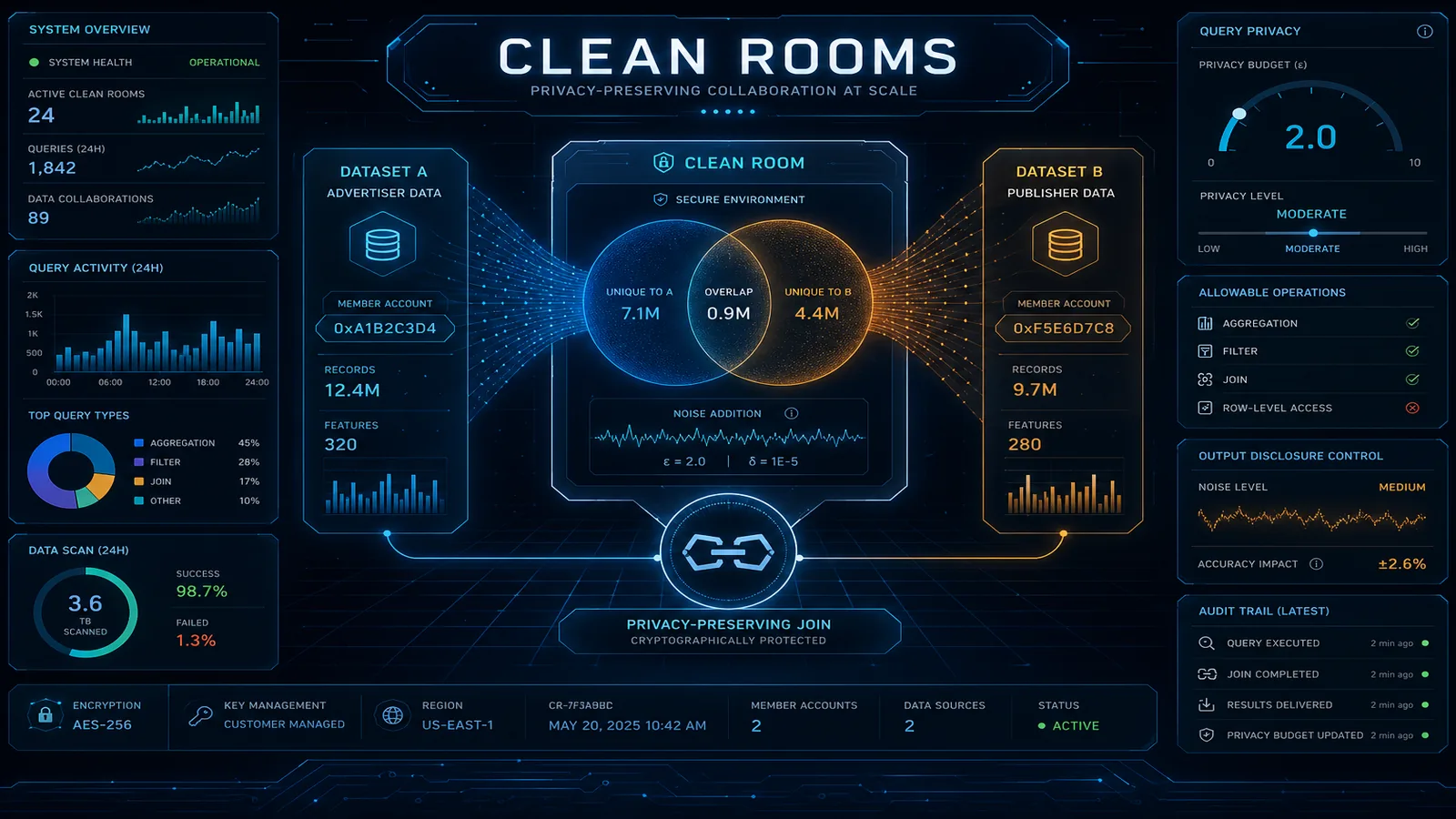 AWS Clean Rooms: Privacy-Preserving Collaborative Analytics Without Sharing Raw Data