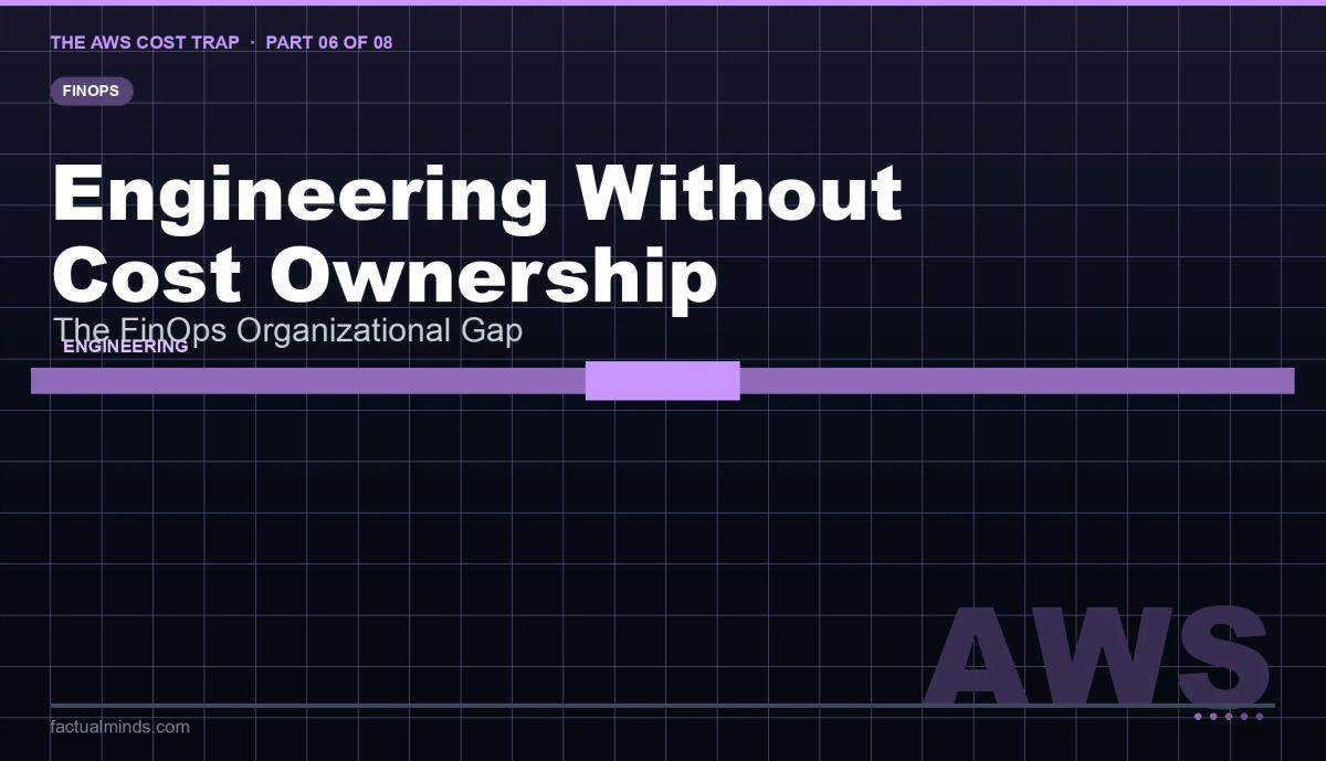 The FinOps Gap: Engineering Without Cost Ownership on AWS