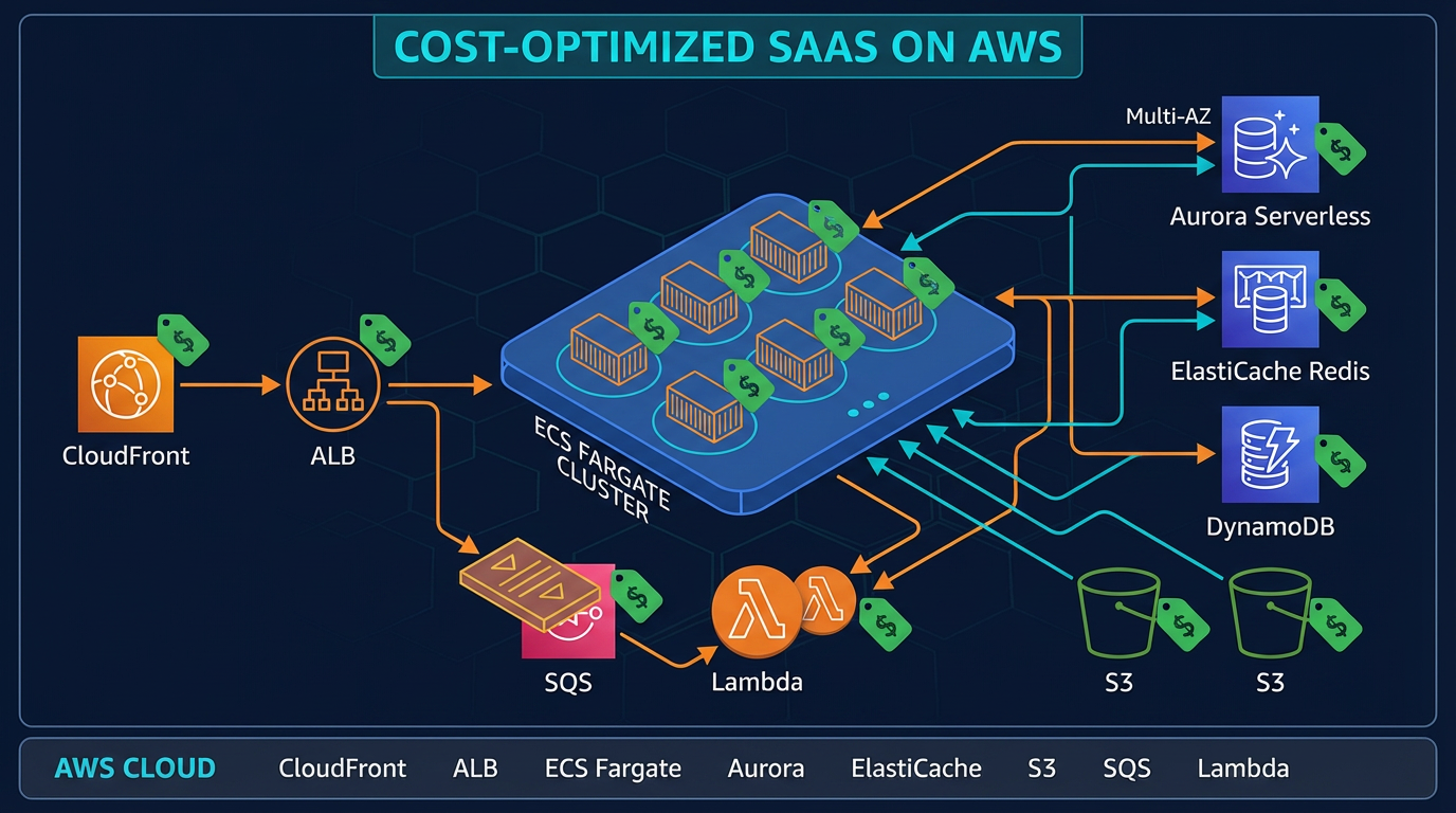 How to Build a Cost-Optimized SaaS Stack on AWS (End-to-End Reference)