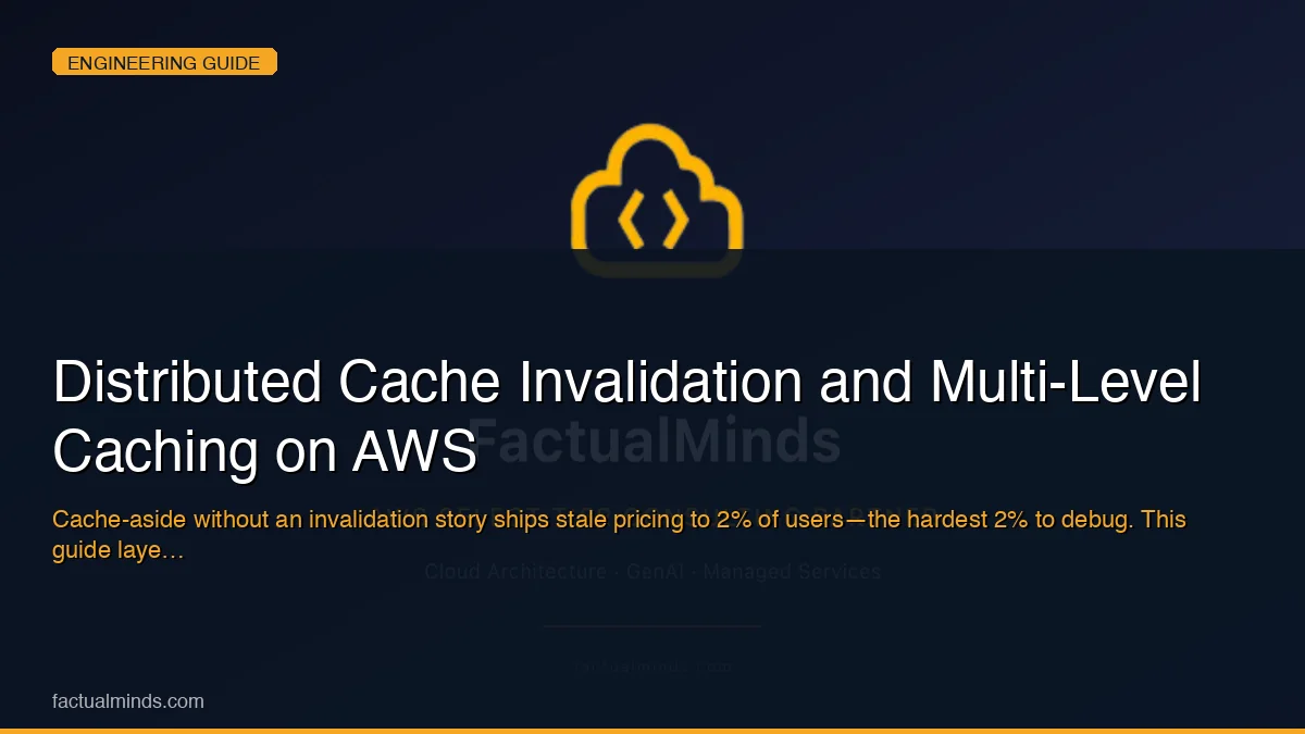 Distributed Cache Invalidation and Multi-Level Caching on AWS