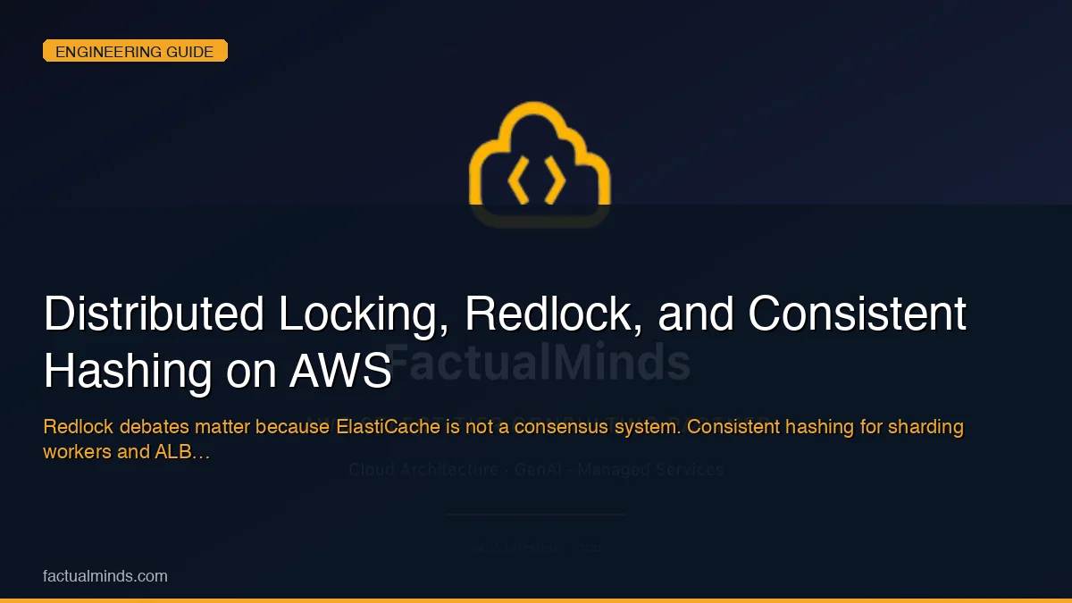 Distributed Locking, Redlock, and Consistent Hashing on AWS