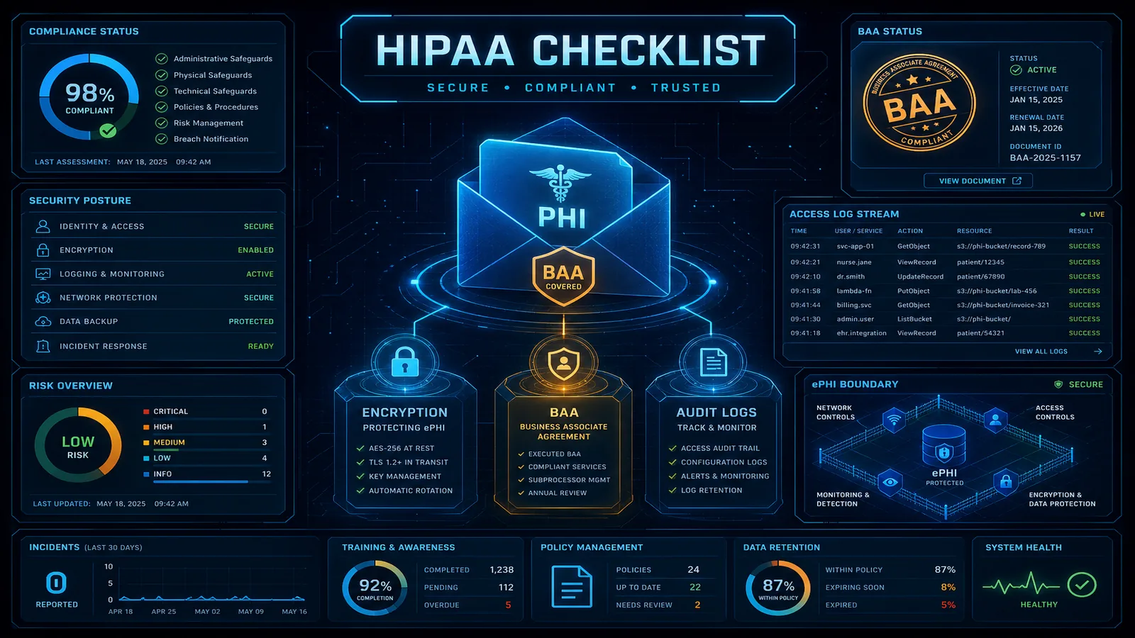 HIPAA on AWS: The Compliance Lead's Audit-Ready Checklist