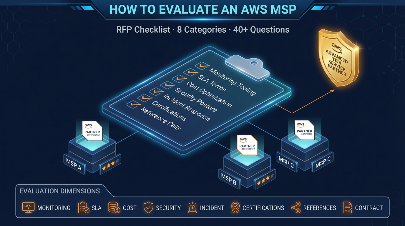 How to Evaluate an AWS Managed Services Provider: RFP Checklist