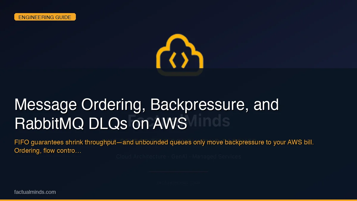 Amazon MQ Pricing: $700/Month Before Your First Message