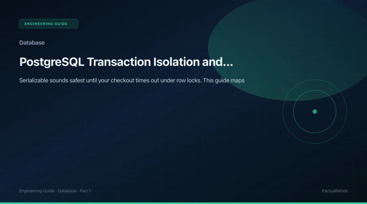PostgreSQL Isolation Levels on AWS RDS
