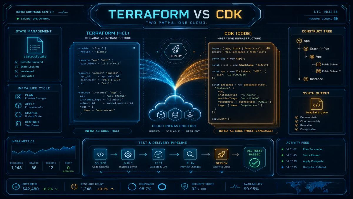 Terraform vs AWS CDK: IaC Decision Guide